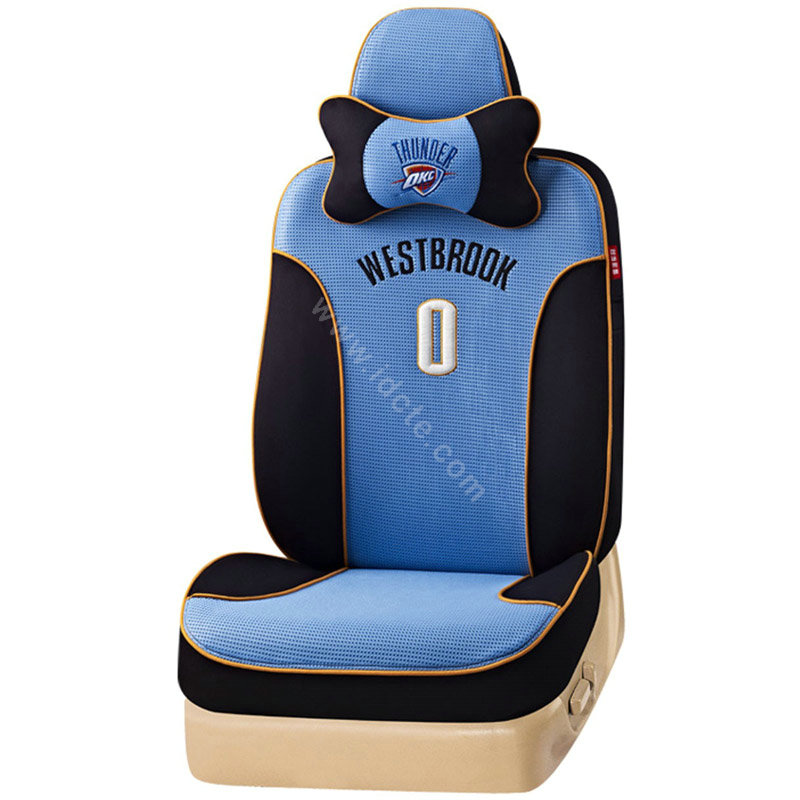 VV Sports mesh Custom Auto Car Seat Cover Set - Blue Black