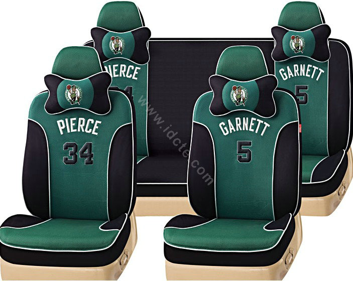 VV Sports mesh Custom Auto Car Seat Cover Set - Green Black