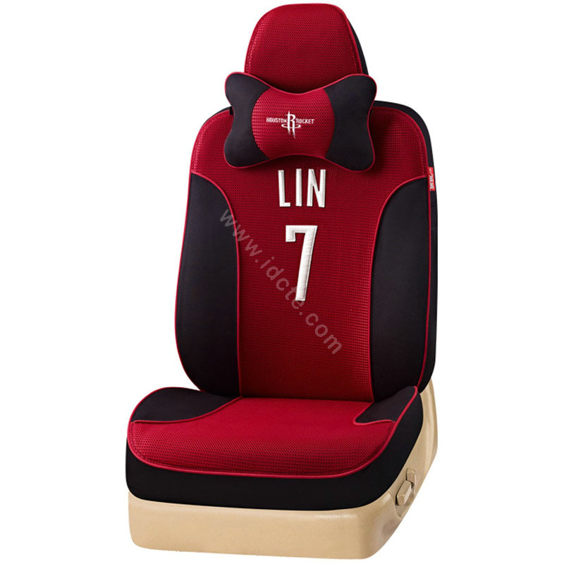 VV Sports mesh Custom Auto Car Seat Cover Set - Red Black