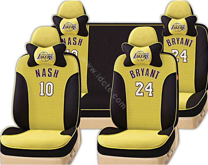 VV Sports mesh Custom Auto Car Seat Cover Set - Yellow Black
