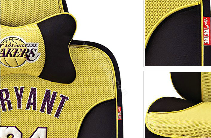 VV Sports mesh Custom Auto Car Seat Cover Set - Yellow Black