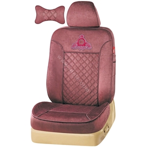 VV camel velvet Custom Auto Car Seat Cover Set - Red