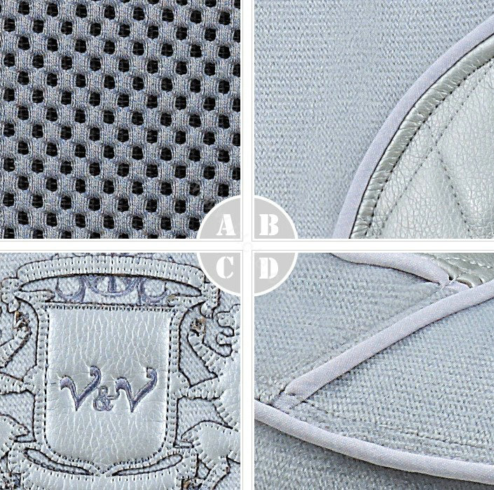 VV camel velvet mesh Custom Auto Car Seat Cover Set - Gray