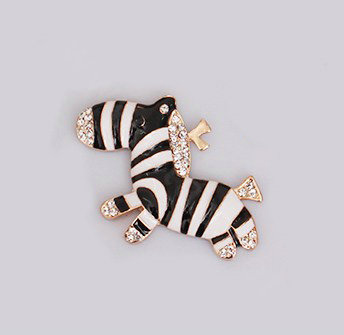 Horse Alloy Bling Metal Crystal DIY Phone Case Cover Deco Kit - Black White