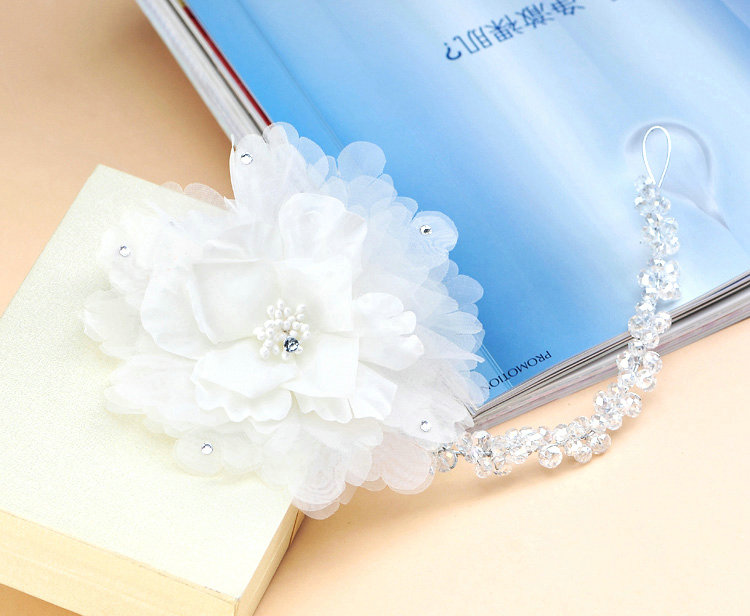 Bride Wedding Jewelry Crystal Beaded Headpiece Headband Flower Hair accessory