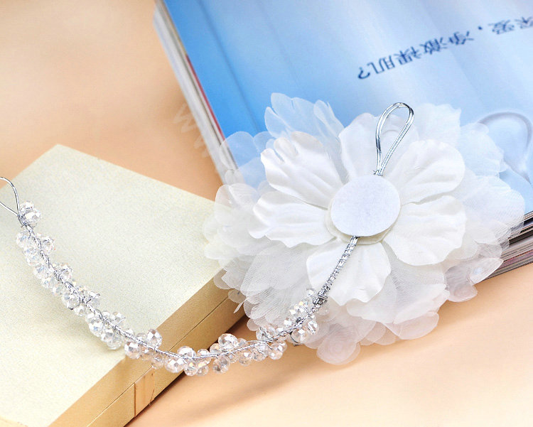 Bride Wedding Jewelry Crystal Beaded Headpiece Headband Flower Hair accessory