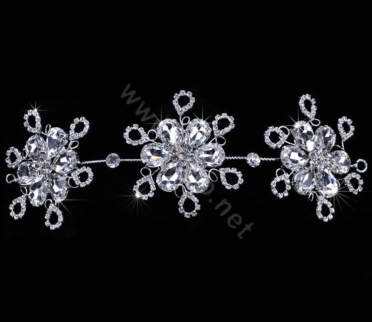 Bride Wedding Jewelry Crystal Hairpin Headwear Headband Flower Hair accessory