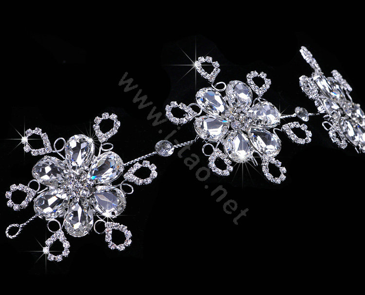 Bride Wedding Jewelry Crystal Hairpin Headwear Headband Flower Hair accessory