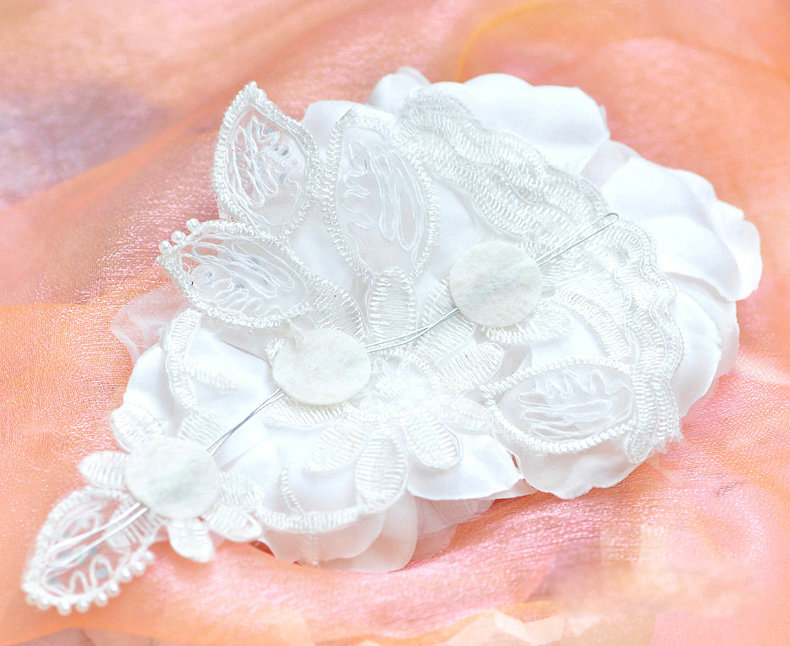 Wedding Bride Jewelry Crystal Hairpin Lace Headband Headpiece Flower Hair Accessories