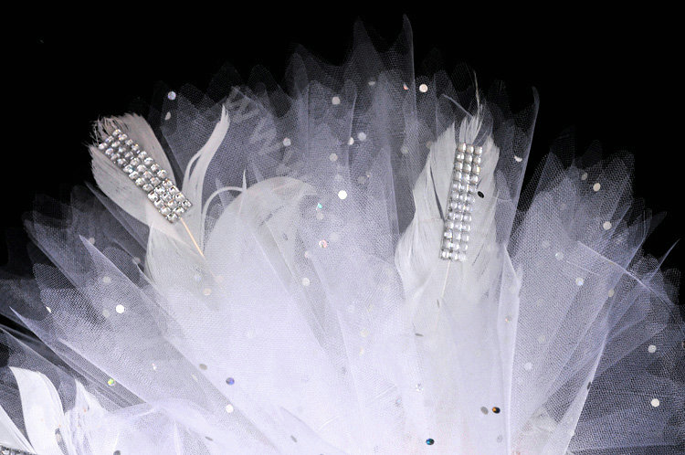 Wedding Bride Jewelry Crystal Headband Flower Headwear Lace Hairpin hat