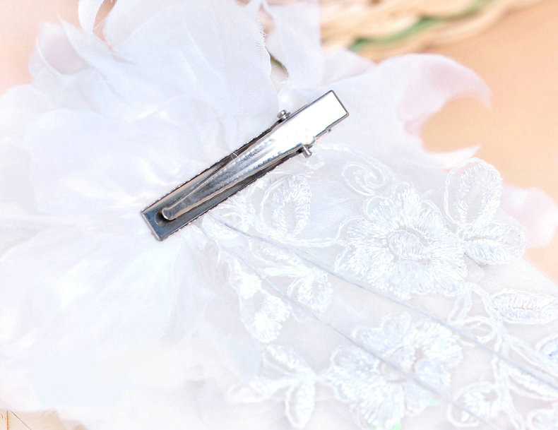 Wedding Bride Jewelry Crystal Lace Headpiece Headband Flower Hair Accessories