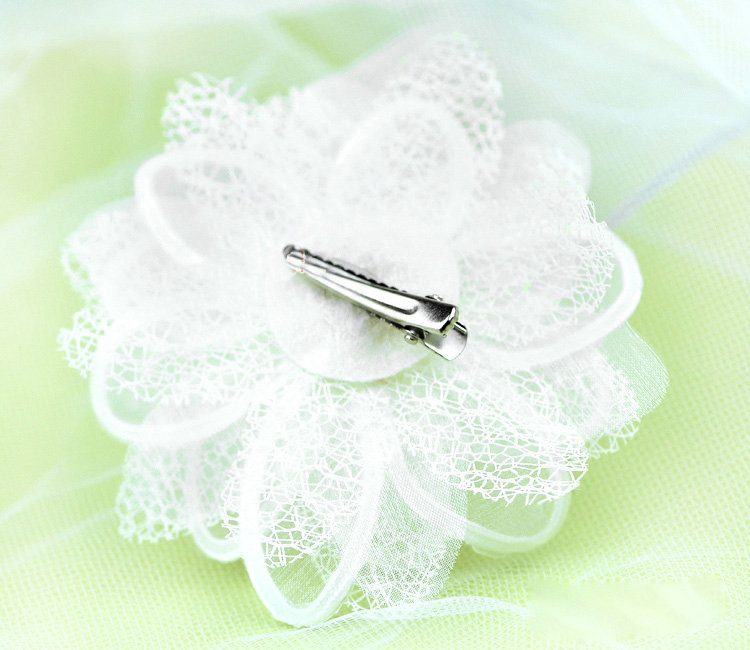 Wedding Bride Jewelry Crystal Pearl Lace Hairpin Headband Headpiece Flower Hair Accessories