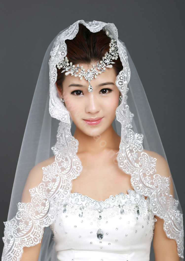 Wedding Bride Jewelry Pearl Crystal Tiaras Headpiece Headband Hair Accessories