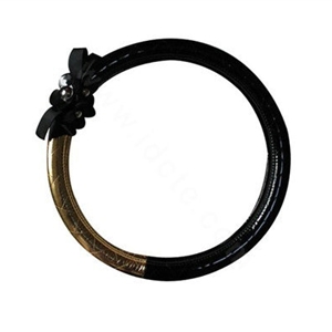 Auto Car Steering Wheel Cover Daisy Artificial leather Diameter 15 inch 38CM - Gold