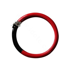 Auto Car Steering Wheel Cover Daisy Artificial leather Diameter 15 inch 38CM - Red