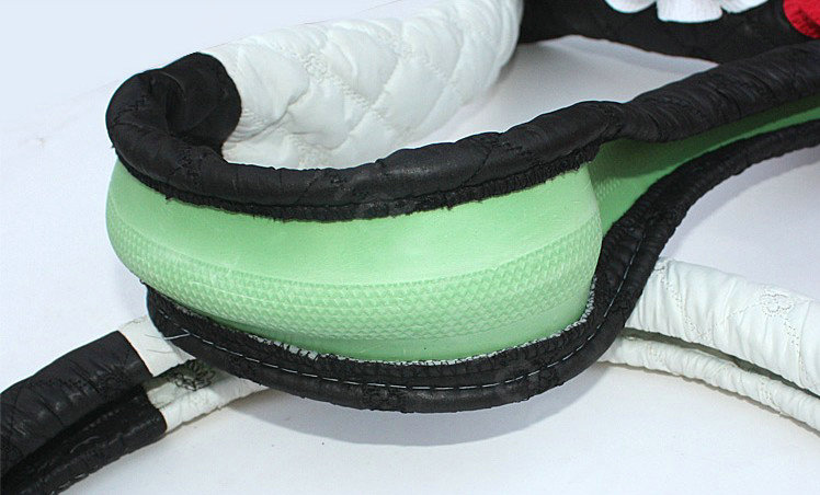 Auto Car Steering Wheel Cover Flower Nylon shioze Diameter 15 inch 38CM - Black+White