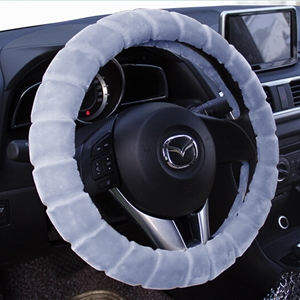 Yle Auto Car Steering Wheel Cover Cashmere Diameter 15 inch 38CM - Blue