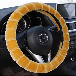 Yle Auto Car Steering Wheel Cover Cashmere Diameter 15 inch 38CM - Orange