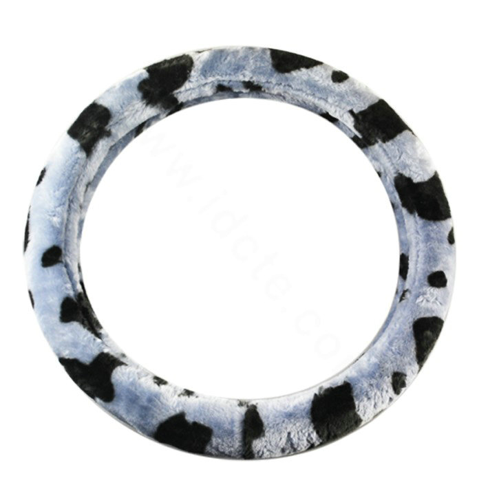 Yle Auto Car Steering Wheel Cover Zebra Cashmere Diameter 15 inch 38CM - Blue