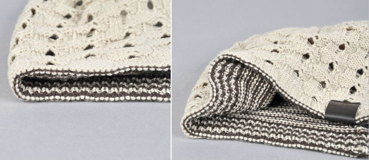 Fashion autumn winter wool hat women or man warm casual knitted caps - Beige
