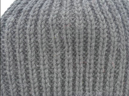 Women Knitted Rex Rabbit Fur Hats Thicker Winter Handmade Thermal Twill Caps - Brown Yellow