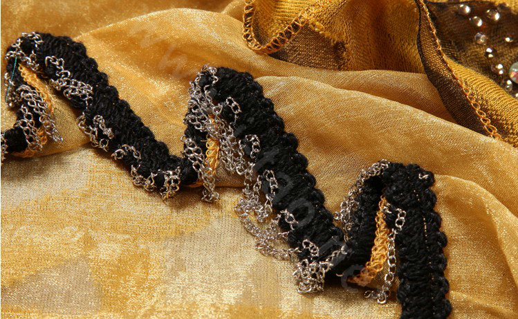 Fashion grid long scarf shawl women warm cotton silk diamond wrap scarves - Yellow