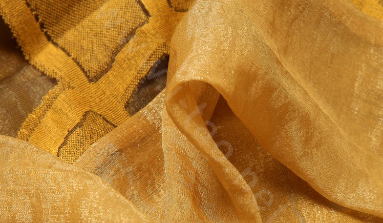 Fashion grid long scarf shawl women warm cotton silk diamond wrap scarves - Yellow