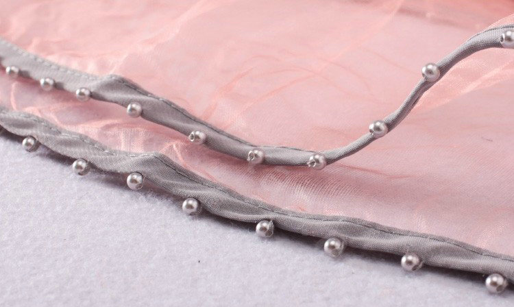 High-end fashion women 100%silk long soft two layer warm scarf shawl wrap - Pink