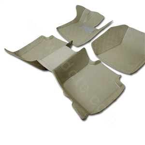 PU XPE Custom Automobile Carpet Car Floor Mats Set For VW Volkswagen Passat 5pcs Sets - Beige