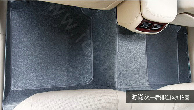 PU XPE Custom Automobile Carpet Car Floor Mats Set For VW Volkswagen Passat 5pcs Sets - Grey