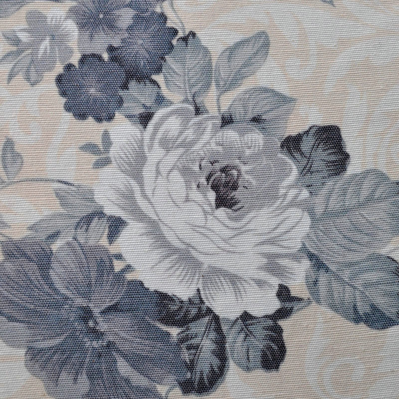 Universal Cotton Hawaiian Print flower Folds Auto Car Seat Cover 19pcs Sets - Grey