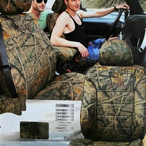 Best Customized Cotton Realtree Camo Auto Car Seat Covers 10pcs Sets for Vehicle - Green