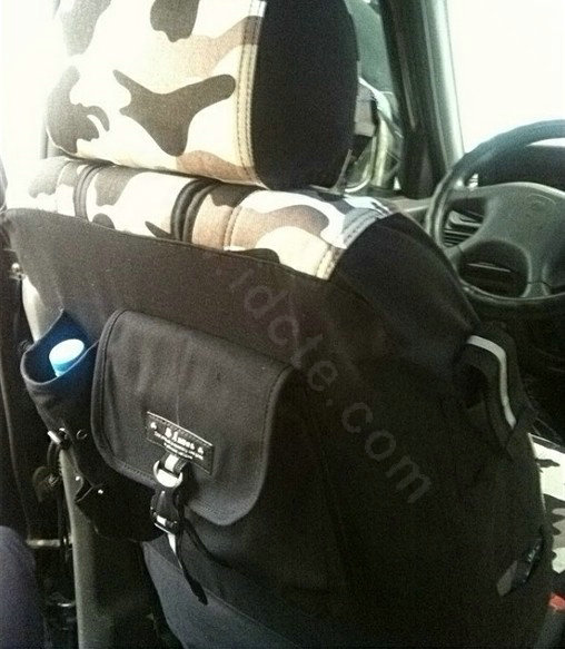 Customized Cloth Camo Auto Car Seat Covers 11pcs Sets for Vehicle - Green