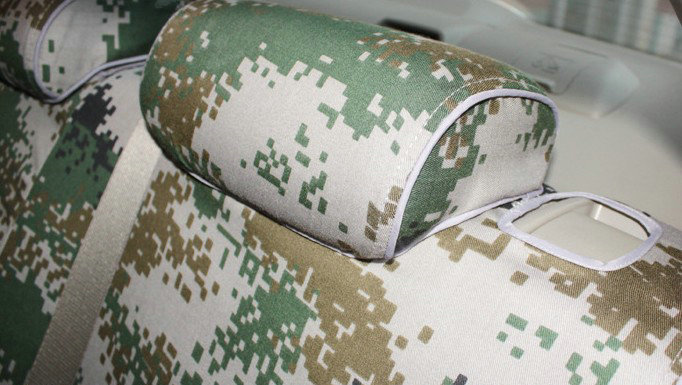 Tailored Browning Camo Automotive Car Seat Covers 10pcs Sets for Vehicle - Green