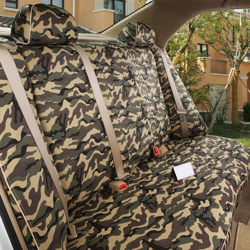 Tailored Customized Camo Automotive Car Seat Covers 8pcs Sets for Hyundai ix35 - Green