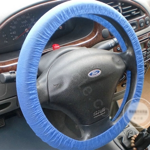 Universal Non-woven Disposable Automobile Car Steering Wheel Covers 10pieces - Blue