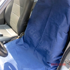 Universal Non-woven Front Disposable Automotive Seat Covers 5pieces - Blue