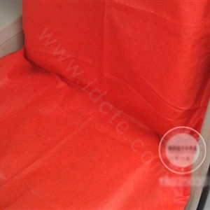 Universal Non-woven Front Disposable Automotive Seat Covers 5pieces - Red