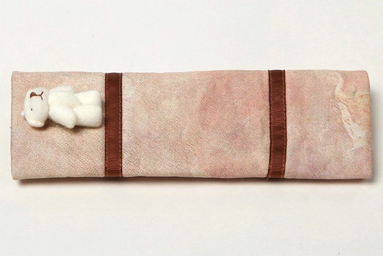 Bear Bud Silk Velvet Automotive Seat Safety Belt Covers Car Decoration 2pcs - Coffee