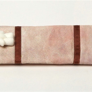 Bear Bud Silk Velvet Automotive Seat Safety Belt Covers Car Decoration 2pcs - Coffee