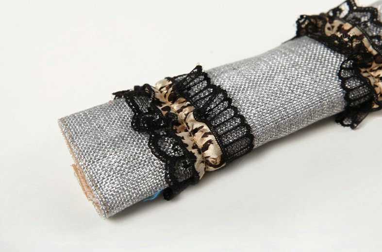 Elegant Bud Silk Velvet Automotive Seat Safety Belt Covers Car Decoration 2pcs - Grey