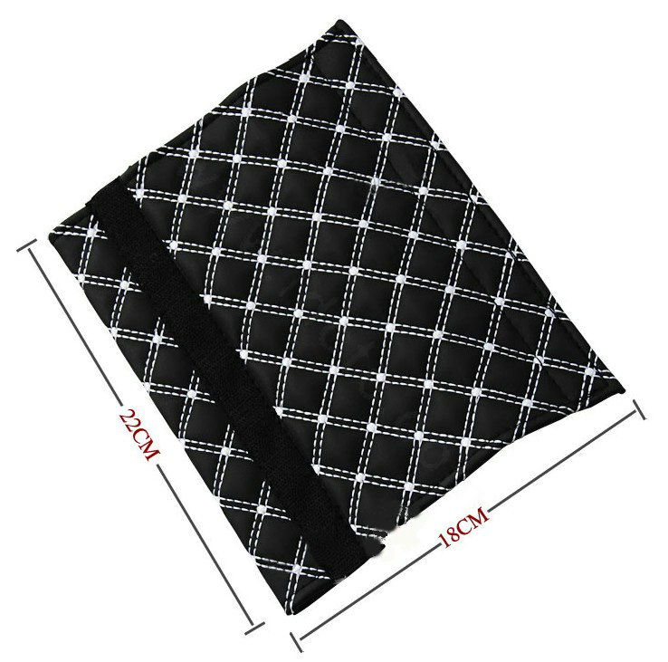 Good Line PU Leather Automotive Interior Car Decoration 5pcs Sets - White