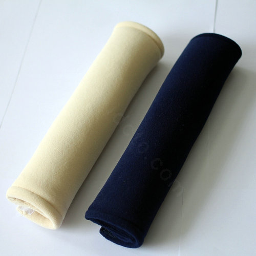 Inexpensive Velvet Automotive Seat Safety Belt Covers Car Decoration 2pcs - Blue