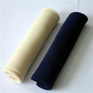 Inexpensive Velvet Automotive Seat Safety Belt Covers Car Decoration 2pcs - Blue