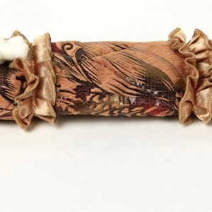 Pretty Bud Silk Velvet Automotive Seat Safety Belt Covers Car Decoration 2pcs - Brown