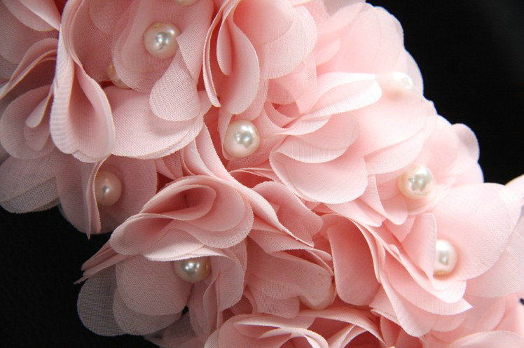 Princess Flower Print Synthetic Fiber Automotive Seat Safety Belt Covers Car Decoration 2pcs - Pink