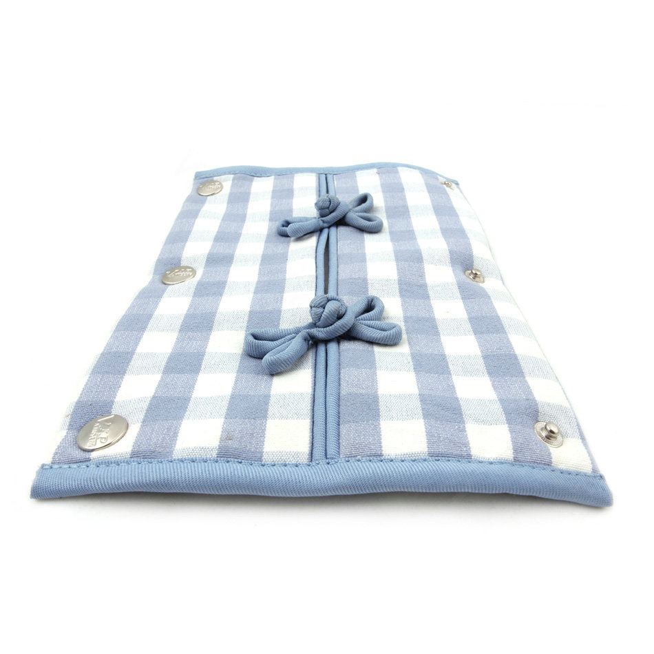 Quality Flower Print Synthetic Fiber Automotive Seat Safety Belt Covers Car Decoration 2pcs - Blue