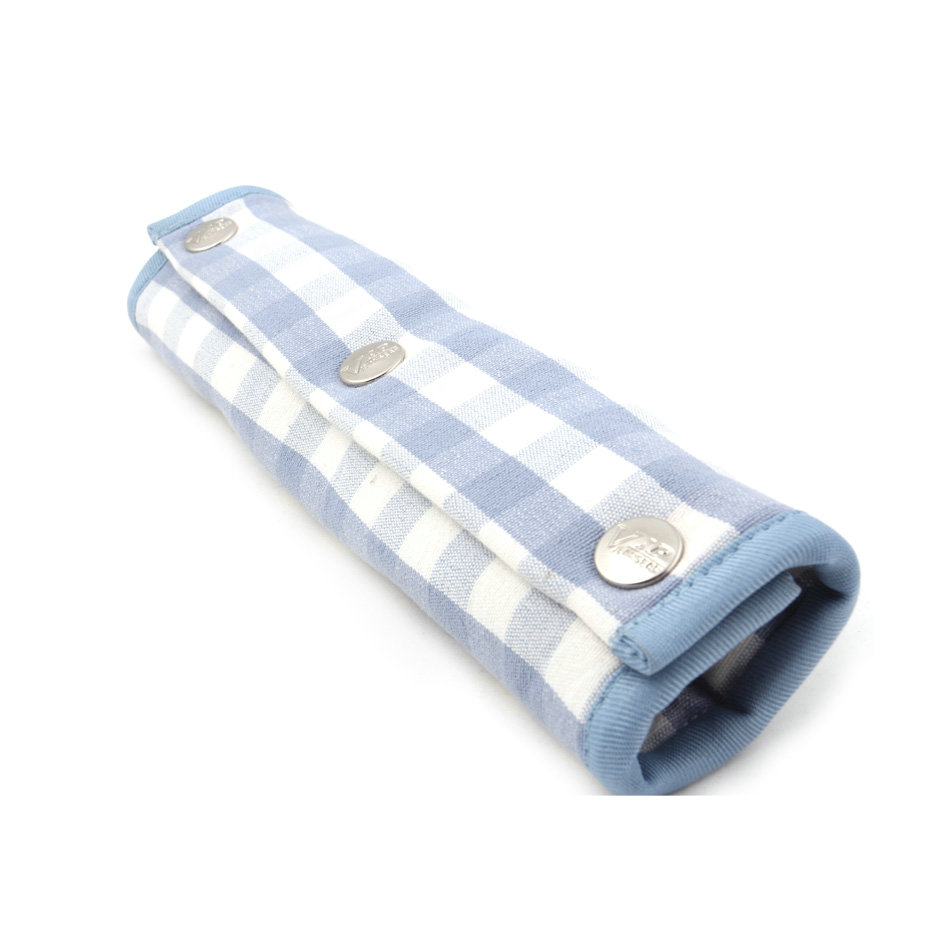 Quality Flower Print Synthetic Fiber Automotive Seat Safety Belt Covers Car Decoration 2pcs - Blue