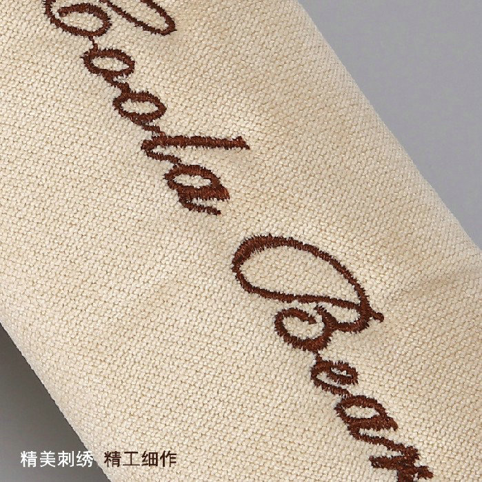 Unique Cartoon Coola Bear Synthetic Fiber Automotive Seat Safety Belt Covers Car Decoration 2pcs - Beige