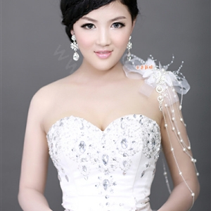 Unique Bride Pearl Flower Rhinestone Crystal Bridal Hair Crowns Tiaras Wedding Accessories